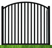 Aberdeen 2 Rail Flush Bottom Arch Gate