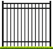 Aberdeen 3 Rail Flat Top Gate