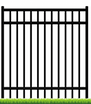 4'H X 4'W Aberdeen 3 Rail Gate